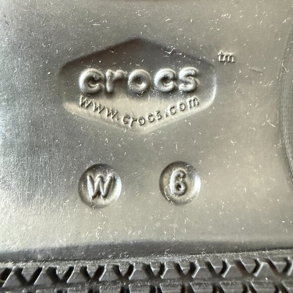 Crocs Neria Pro II work clog black slip ons women's size 6 - Picture 10 of 10